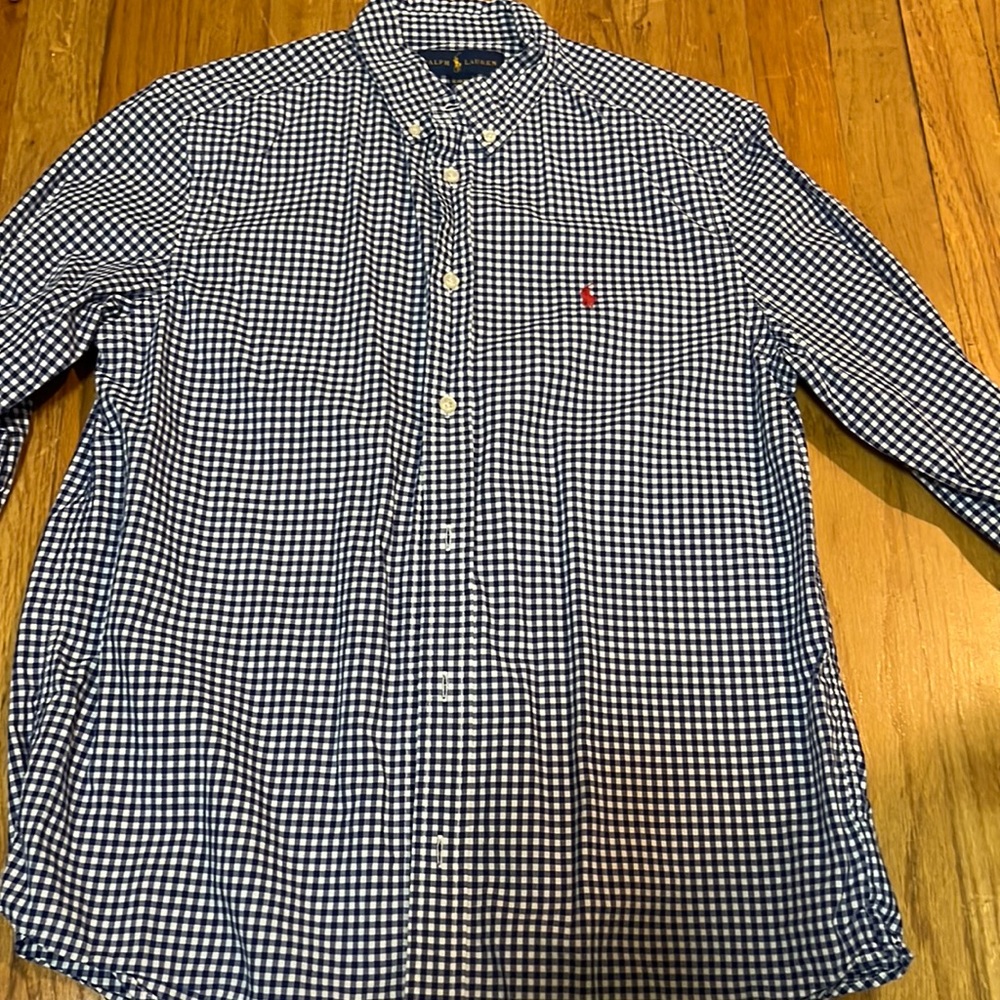 Ralph Lauren Childrenswear
Boys Gingham Cotton XL